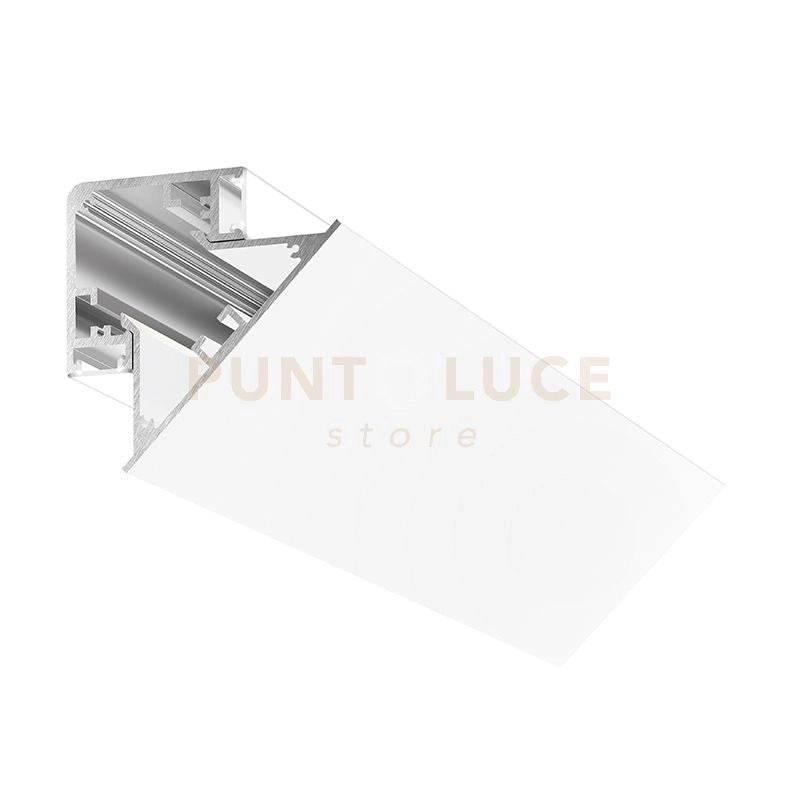 LUBIANA D 3M - PROFILO LINEARE E DIFFUSORE PER PARETE/SOFFITTO MT 3 BIANCO OPACO