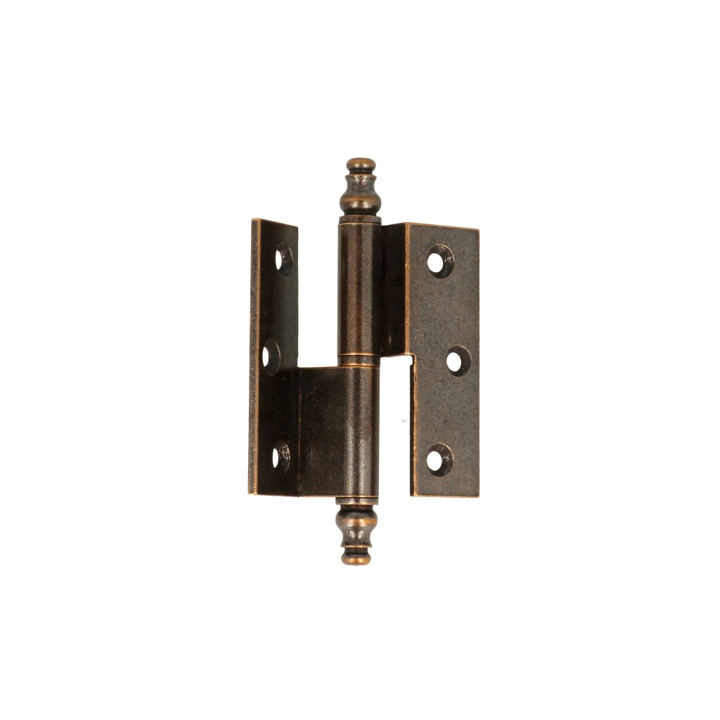 Cerniere curve alte ottone bronzato - 40 x 40 mm. DX - 2 pz.