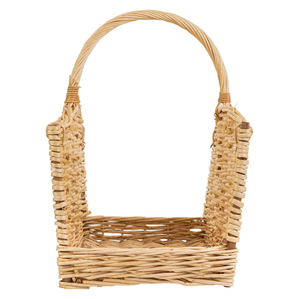 Portalegna in vimini 49x36x52h cm