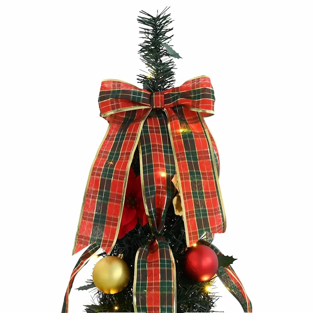 Albero di Natale artificiale con 200 LED Verde 215 cm PVC 42018633