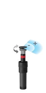 MICROIRRIGATORE A SCOMPARSA PER GIARDINO 90 GRADI FILETTO 1/2 POLLICE CLABER