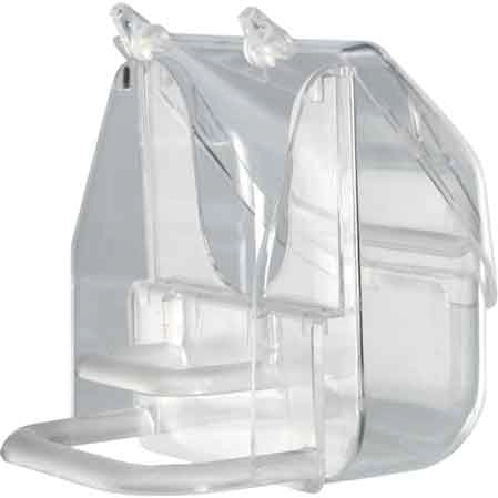 MANGIATOIA PER GABBIE PER VOLATILI 9x9x9 cm - FERPLAST