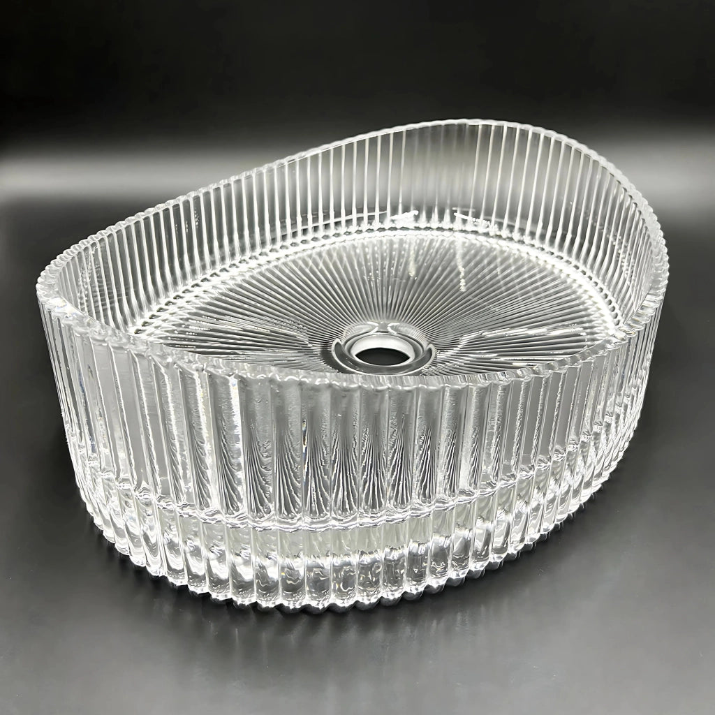 Lavabo Da Appoggio Rea Harper Transparent
