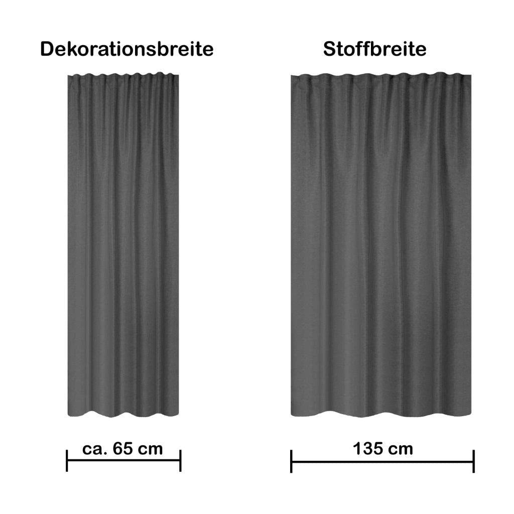 Termotenda 175 x 135 cm, bianco lana, 1 pannello, 100% poliestere, filtrante luce, a risparmio energetico