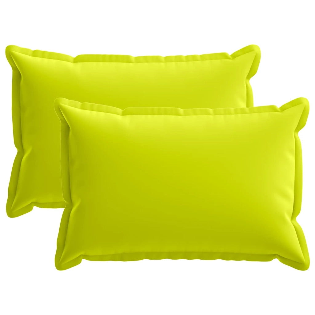 Federa 2 pz HOUTEN Verde brillante. 30 x 50 cm Poliestere 916205