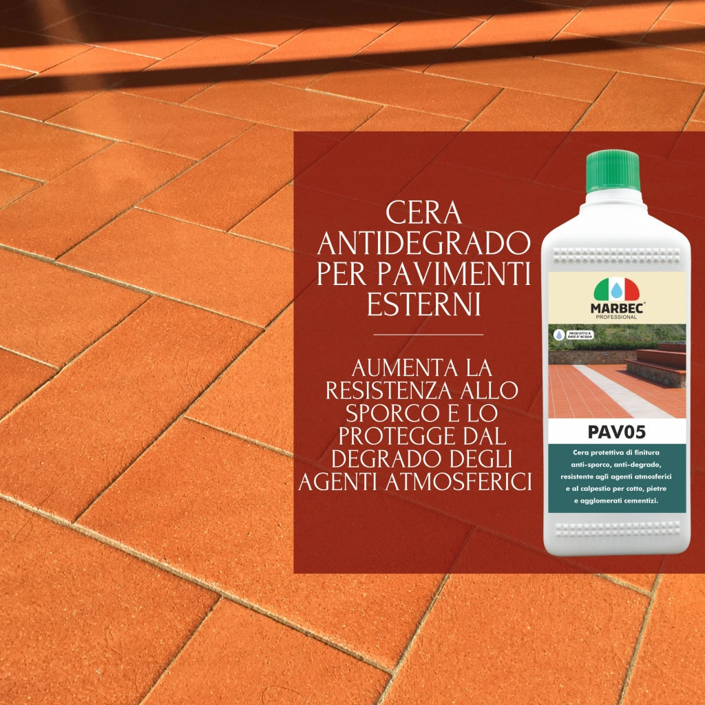 Cera pavimento esterno PAV05   1LTx6Pz