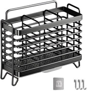 Sostegno per utensili da cucina - 3 Compartimenti - Sciacquabile