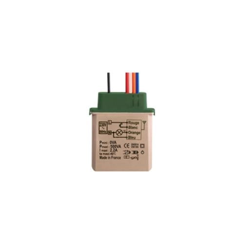 URMET MODULO DIMMER ELETTRONICO TEMPORIZZABILE, 500W, SISTEMA RADIO CLASSIC, AD INCASSO, CON NEUTRO MTV500ER