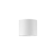 Paralume Cilindro Set Tessuto Bianco D16
