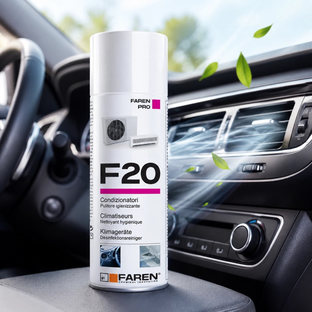 Faren f20 igienizzante spray profumato per climatizzatori casa auto 400ml 3 pezzi