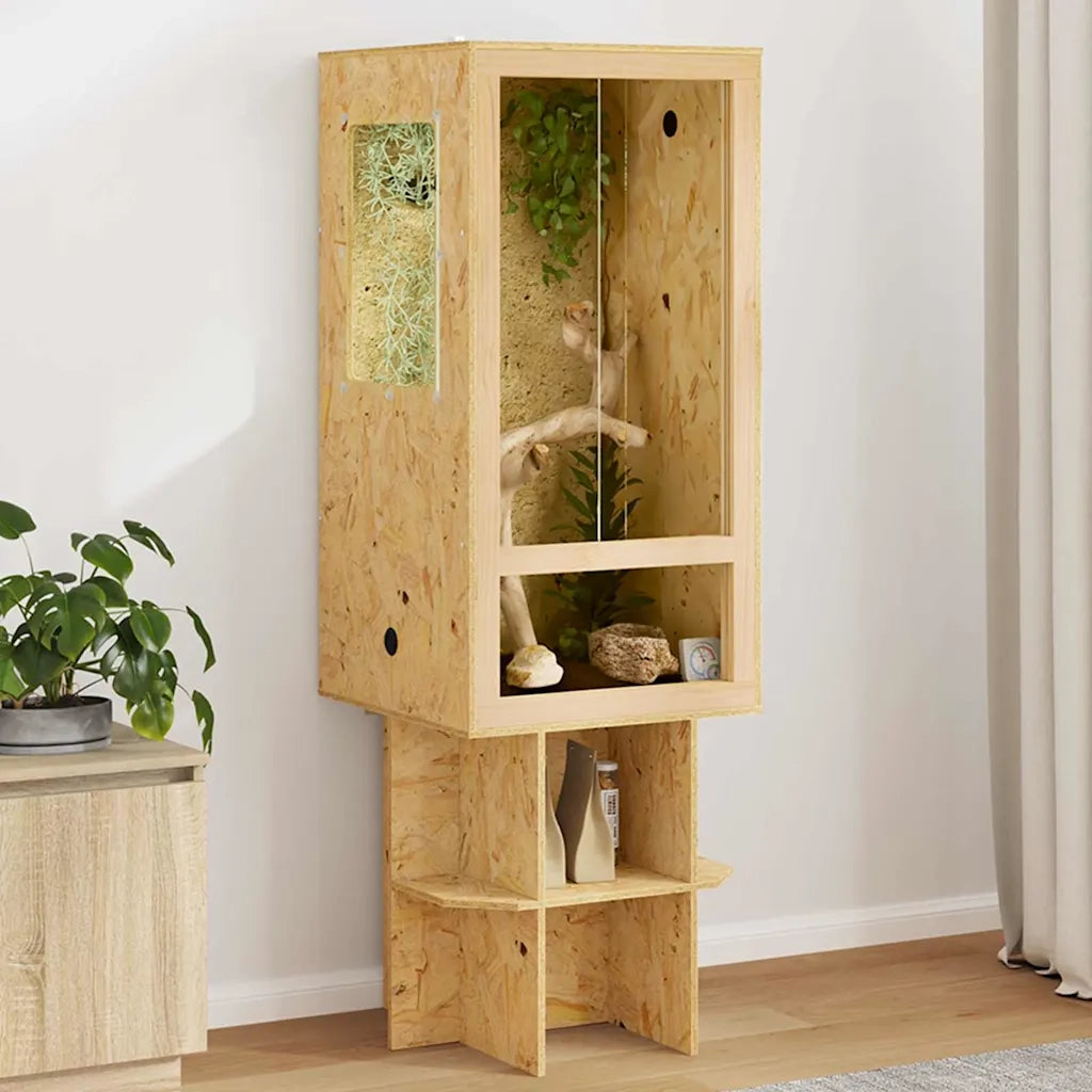 Terrario Marrone 50 x 50 x 130 cm OSB