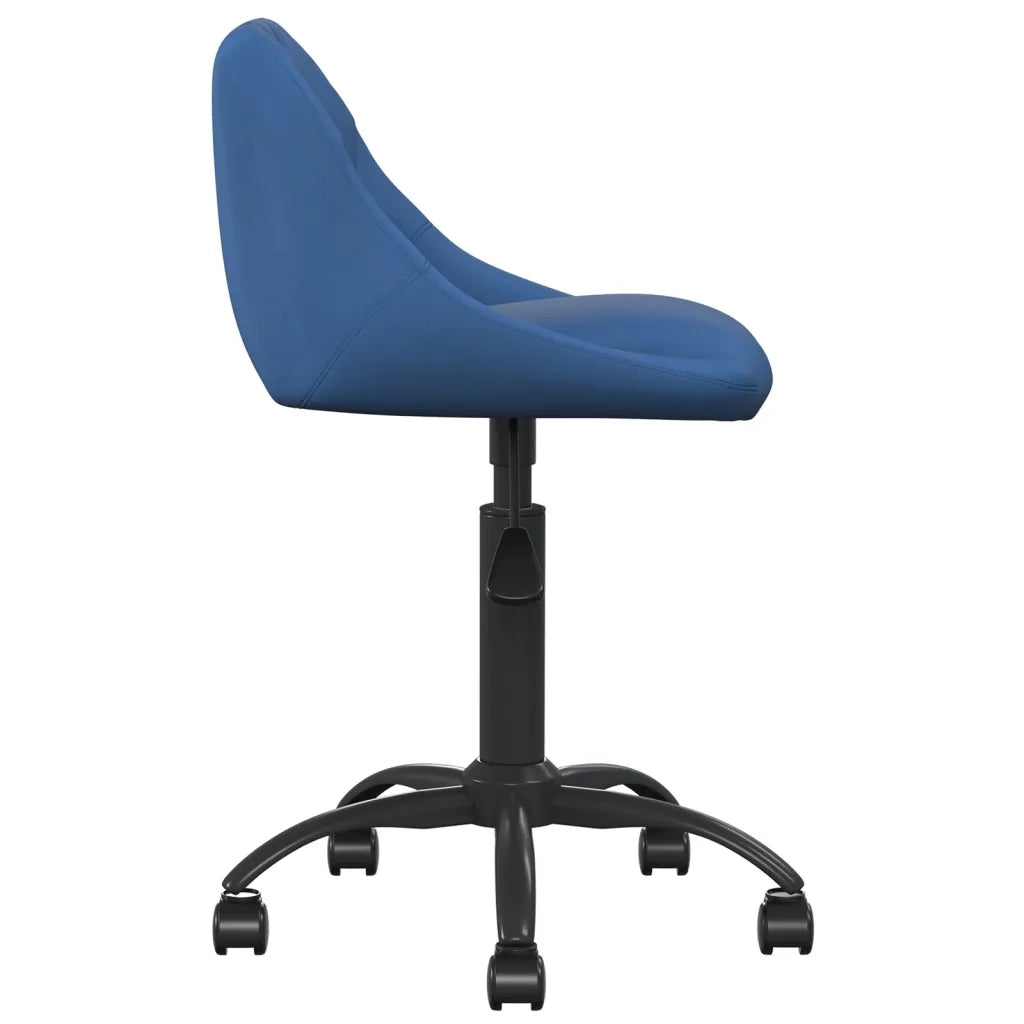 Sedia da Ufficio Blu in Velluto 3088850