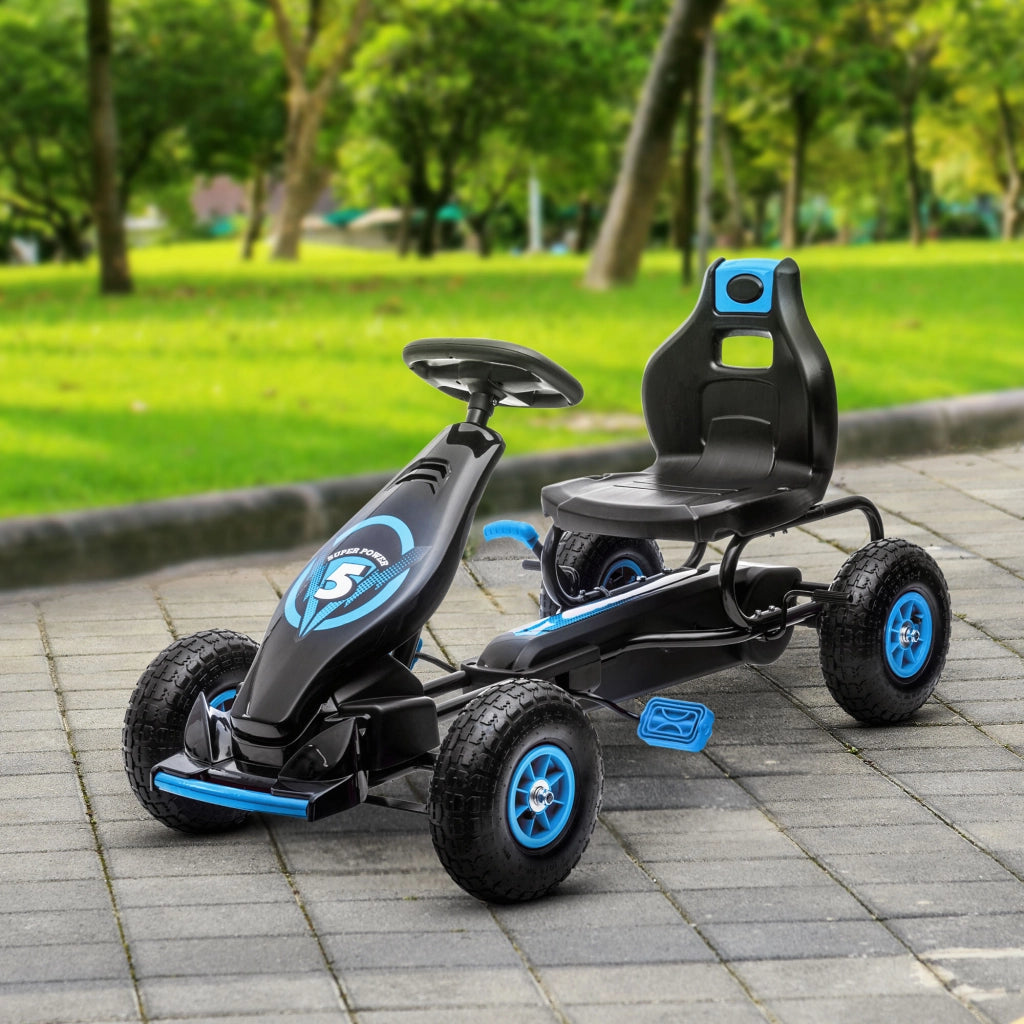 Triciclo a Pedali per Bambini ¨C Minimal ¨C Blu e Nero
