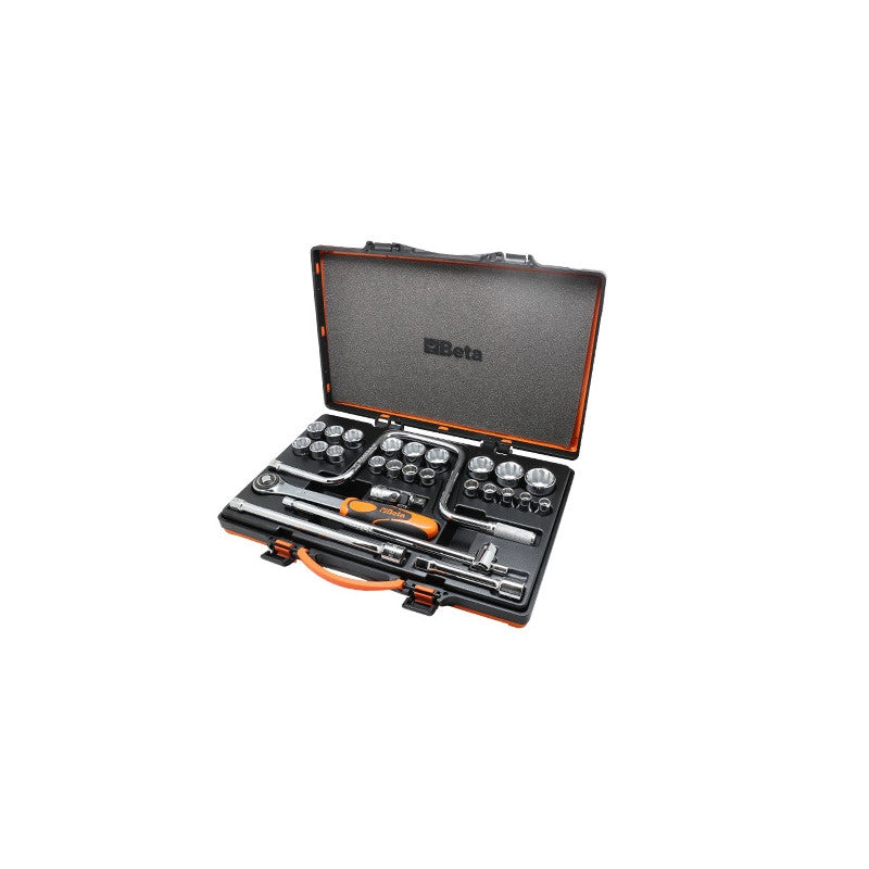 Set chiavi a bussola Bi-Hex 21 pz 10-32 mm ½" con accessori – BETA