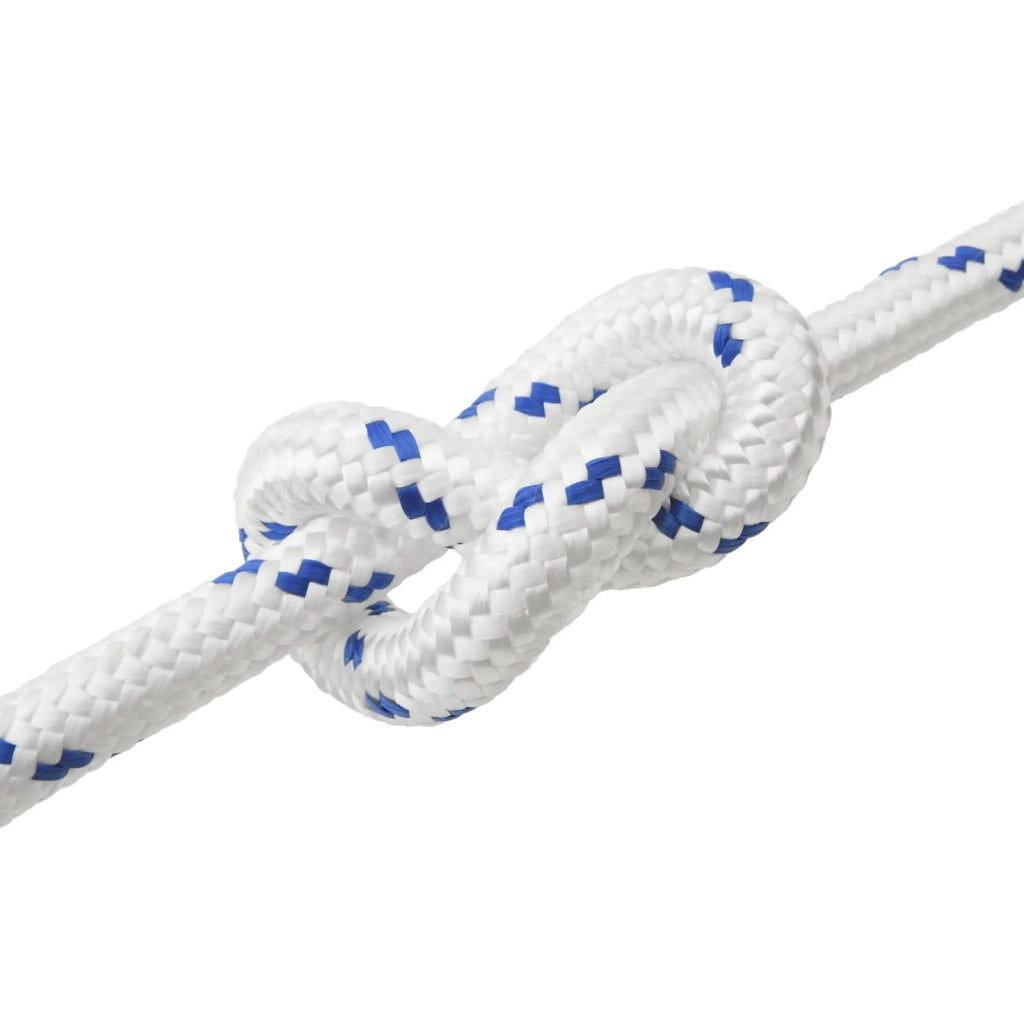Corda da Barca 6 mm 5 m Bianco e Blu 42029555