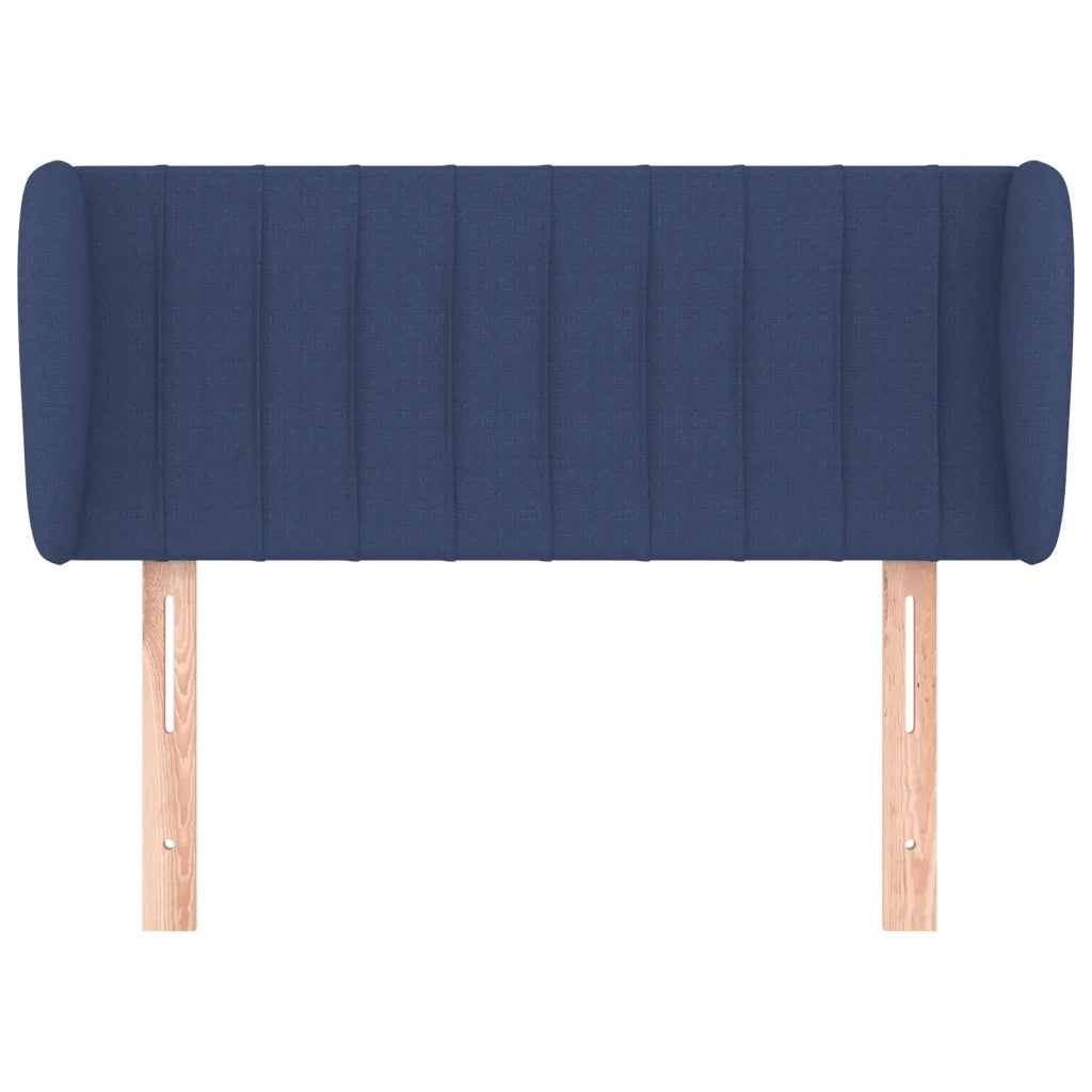 Testiera ad Orecchio Blu 83 x 23 x 78/88cm in Tessuto 3117362