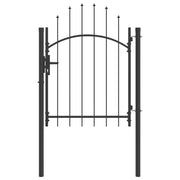 Cancello da giardino Woerden Grigio 100 x 100 cm Acciaio 42008897