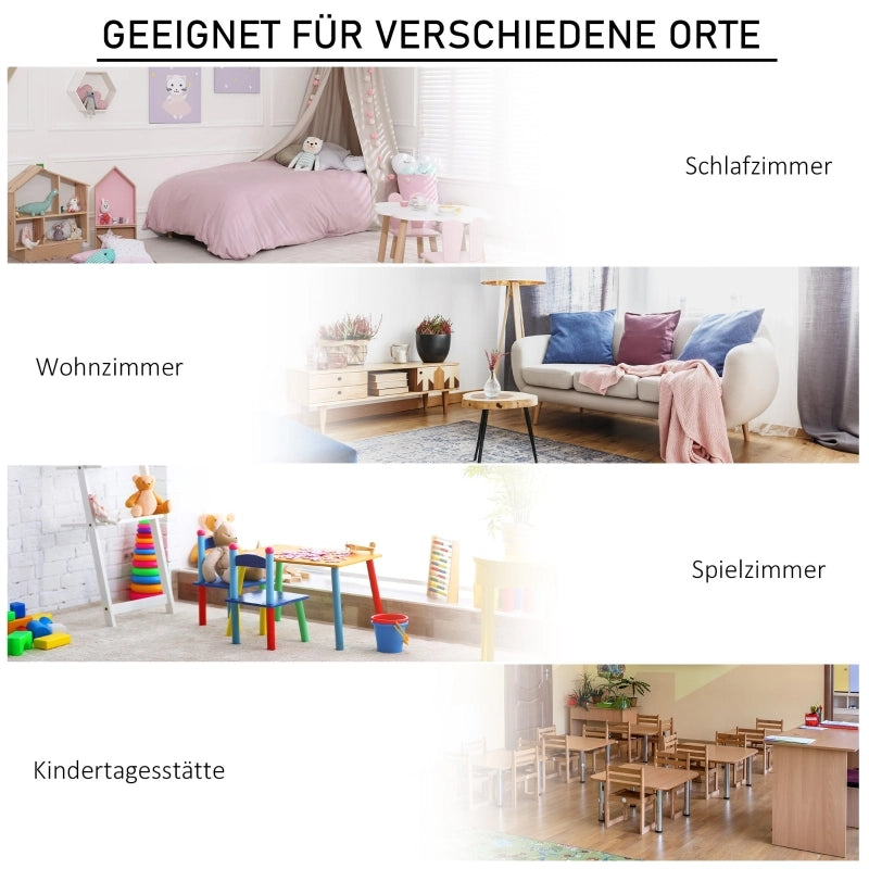 SCAFFALE ANGOLARE PER BAMBINI 57,4x57,4x94 cm MDF BIANCO