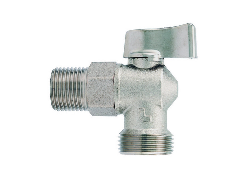 10pz rubinetto a sfera in ottone attacco lavatrice art. 392 mis. 1/2 cod:ferx.vit8594
