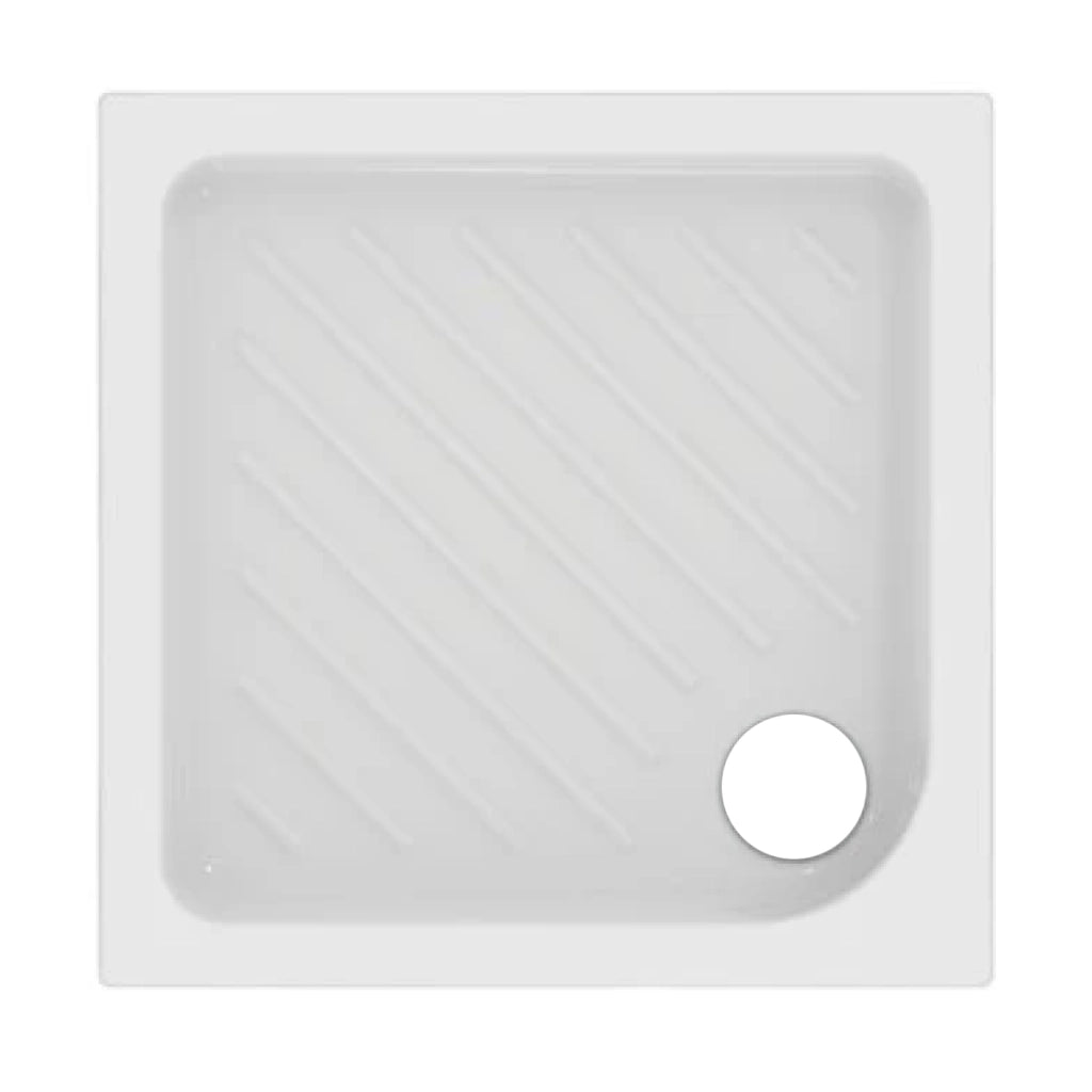 PIATTO DOCCIA QUADRATO IN CERAMICA MODELLO GEMMA 2  H.7 - 72X72 CM  - CEI