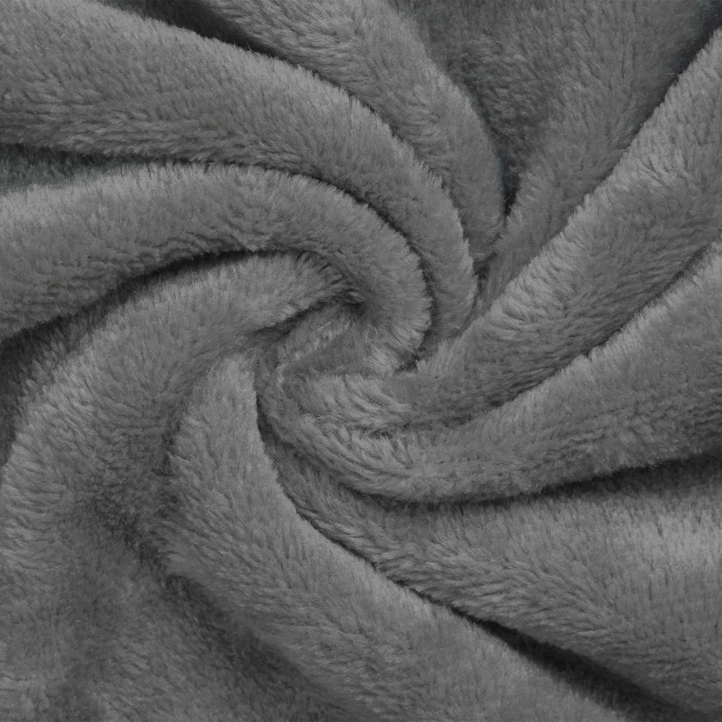 Accappatoio con Cappuccio Grigio scuro m Flanella CFW2890758