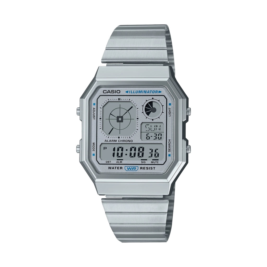 CASIO VINTAGE Mod. RETRO FUTURE EDGY COLLECTION - SILVER