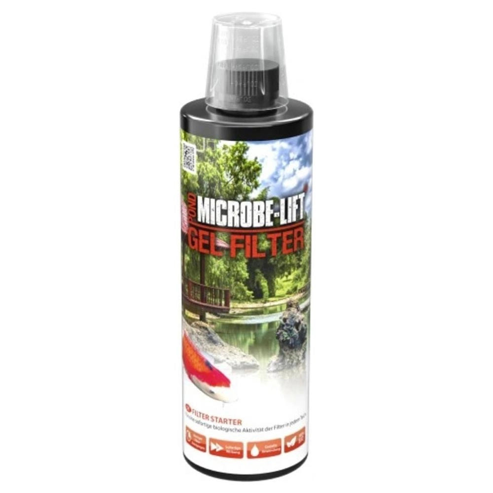 Microbe-Lift Pond Gel Filter Pad Bacterial Inoculant - attivatore batterico per laghetti Formato: 473 ml