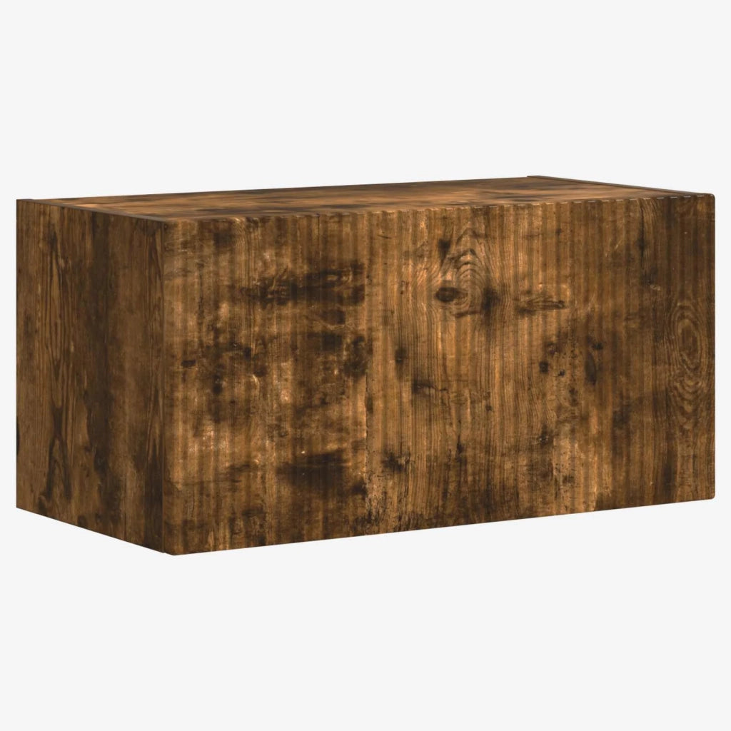 Set mobile TV 5 pz-Credenza per TV Rovere fum¨¦ Legno multistrato 916351