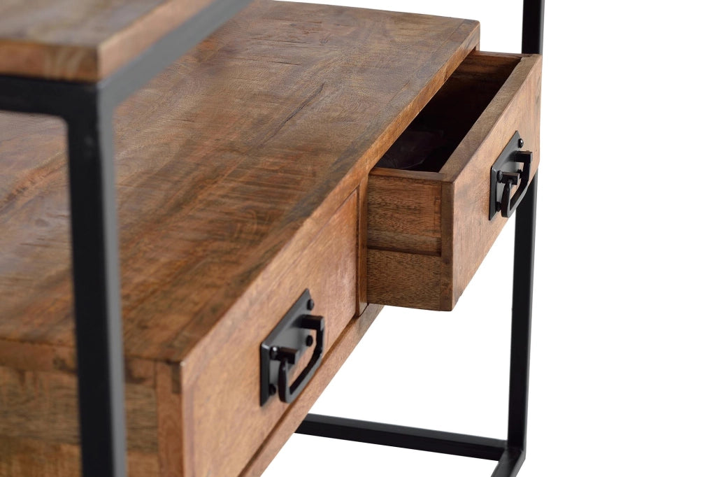 Consolle in legno di mango e metallo