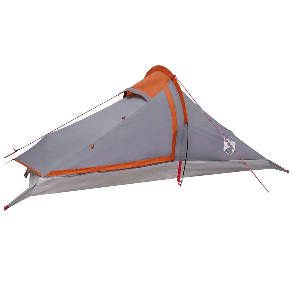 Tenda da backpacking Grigio e arancione 4 persone