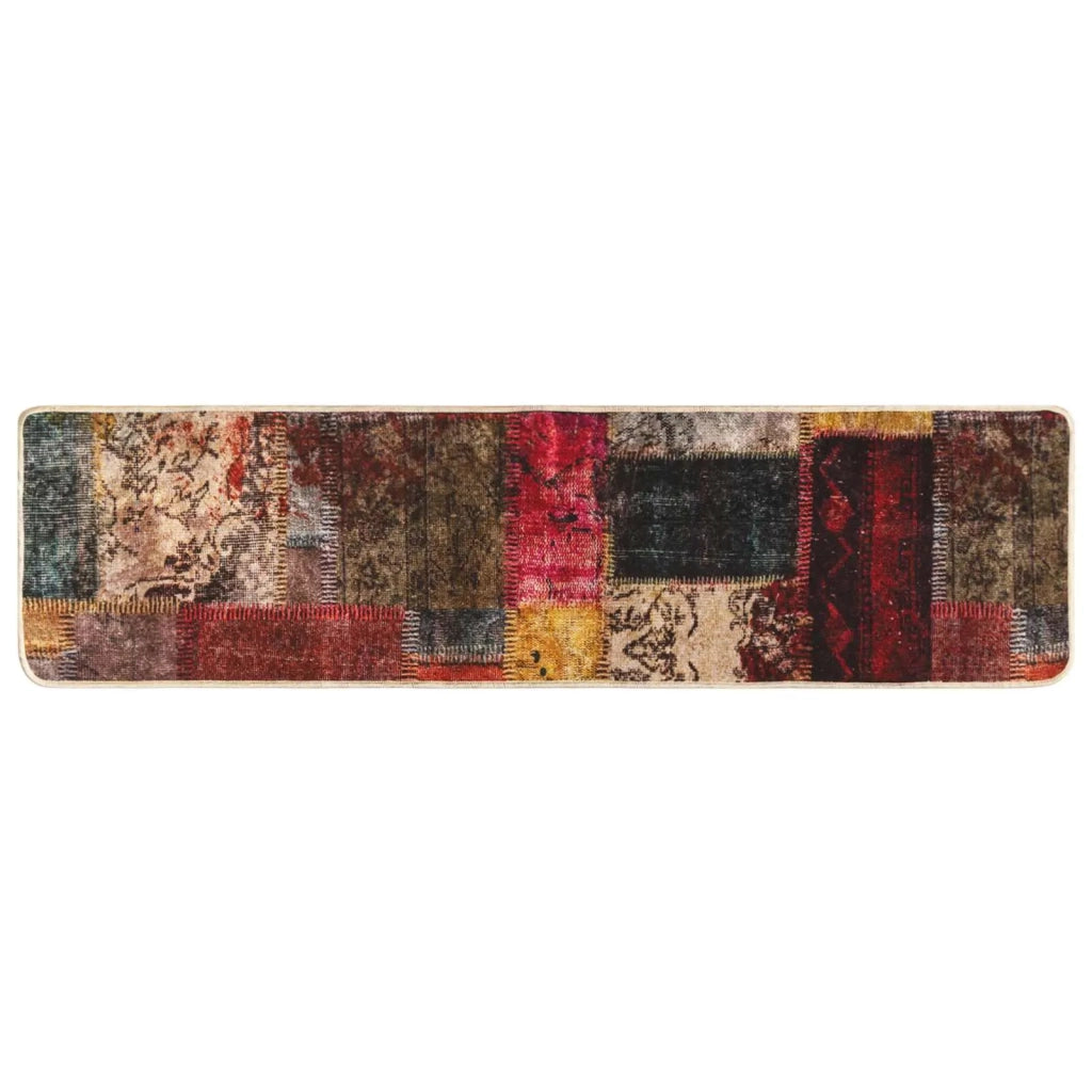 Runner Tappeto MARSA Multicolore 80 x 350 cm Poliestere e PVC 42023245