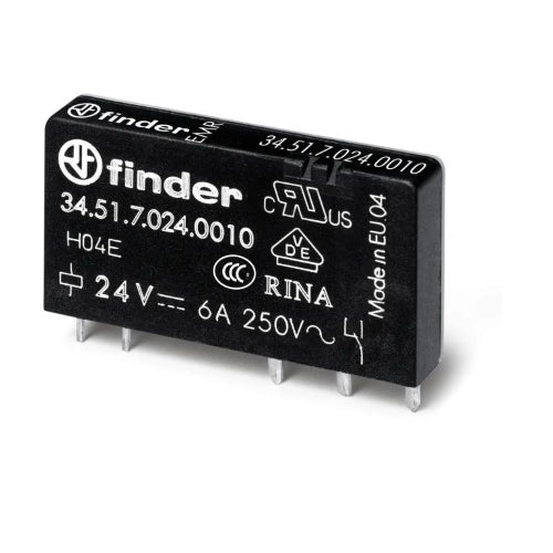 MINI RELÈ PER C.S. EMR 1 CONTATTO 6A FINDER