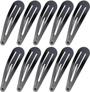 Spille per Capelli Nero 6 cm - 10 Pezzi per Donne