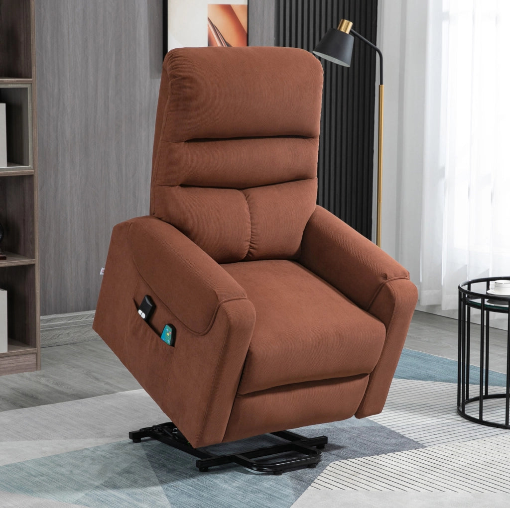 Poltrona relax elettrica con sollevamento, massaggio e riscaldamento