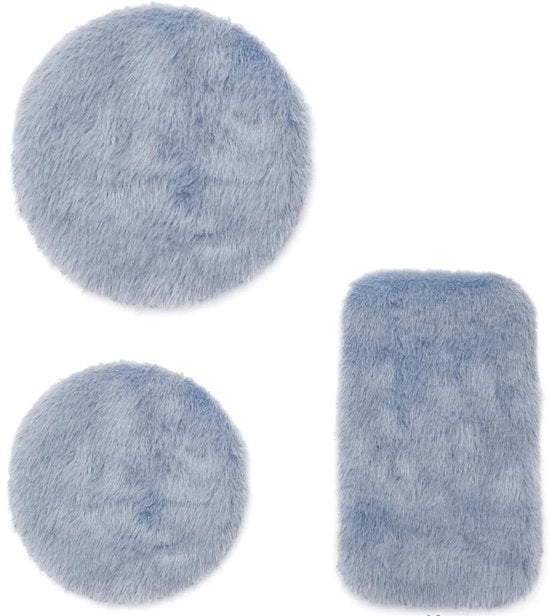 Mini Tappeto per Case dei Bambini in Blu