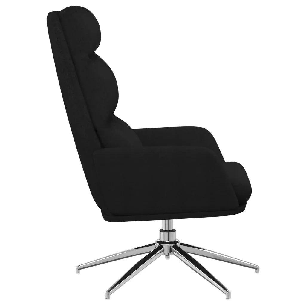 Sedia Relax Nera in Tessuto 341136
