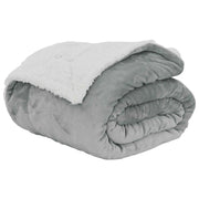 Coperta Grigio 240 x 270 cm Panno