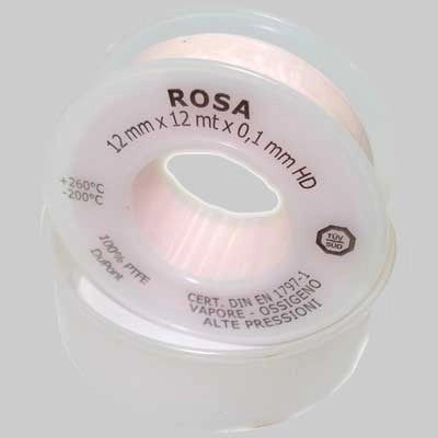 NASTRO TEFLON PER VAPORE E ALTE TEMPERATURE  19 x 12 x 0,10     MADE IN ITALY