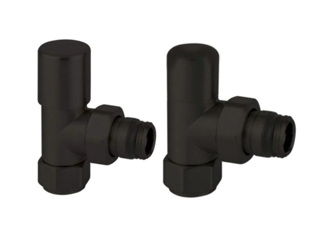 KIT VALVOLA E DETENTORE MANUALE- 1/2 Nero Opaco- ATON- pezzi 1