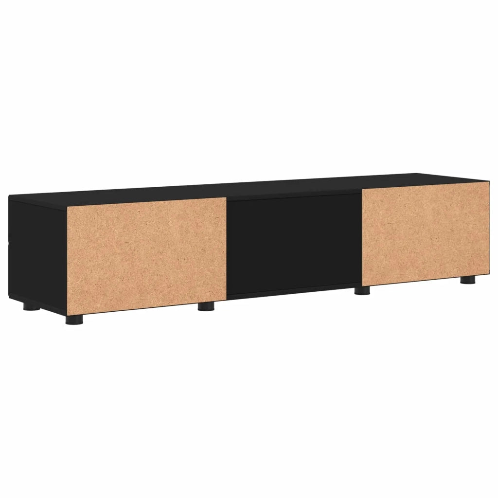Armadio in Legno Nero 150 x 39 x 30 cm Legno multistrato CFW5426911