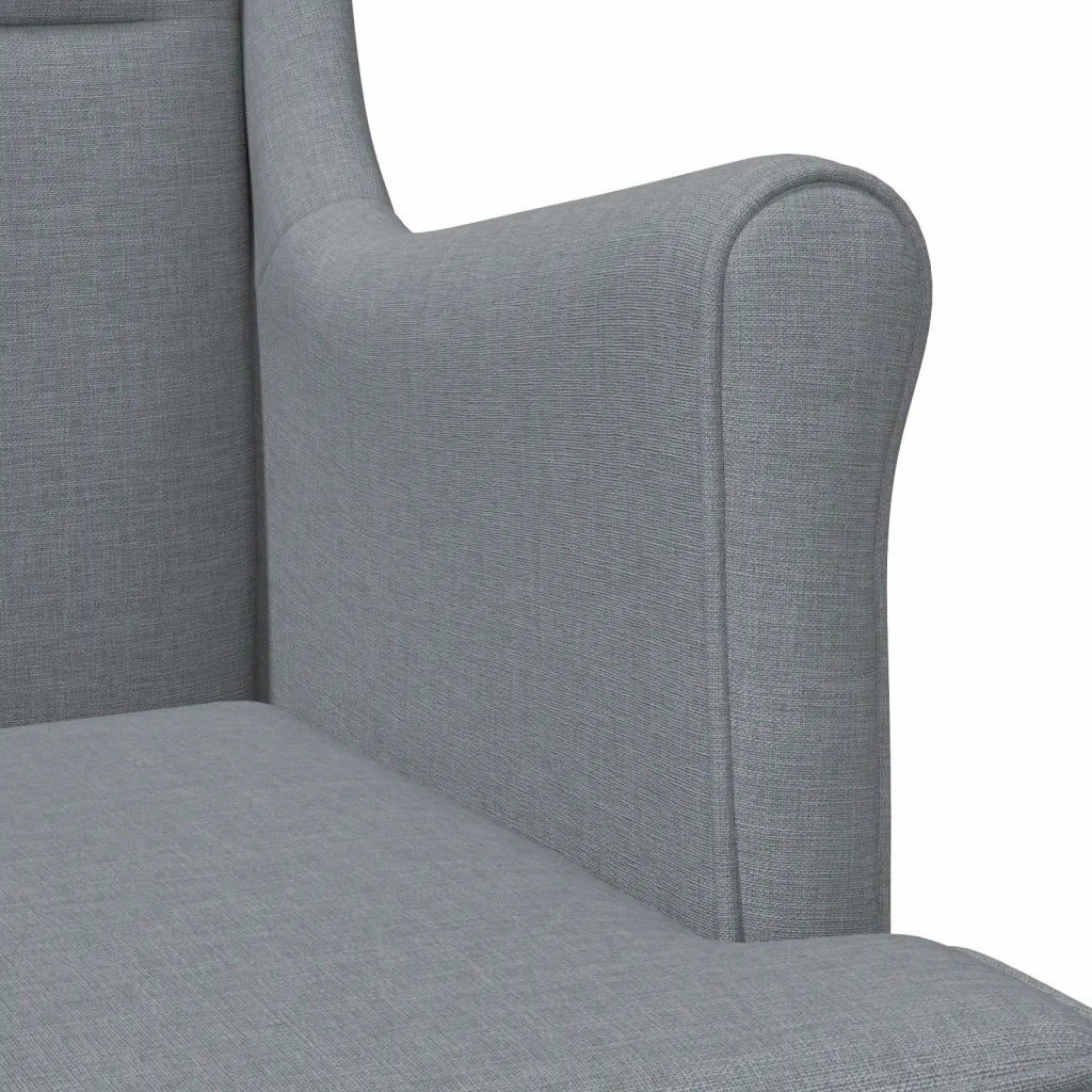 Poltrona | Sedia Relax Grigio chiaro Tessuto