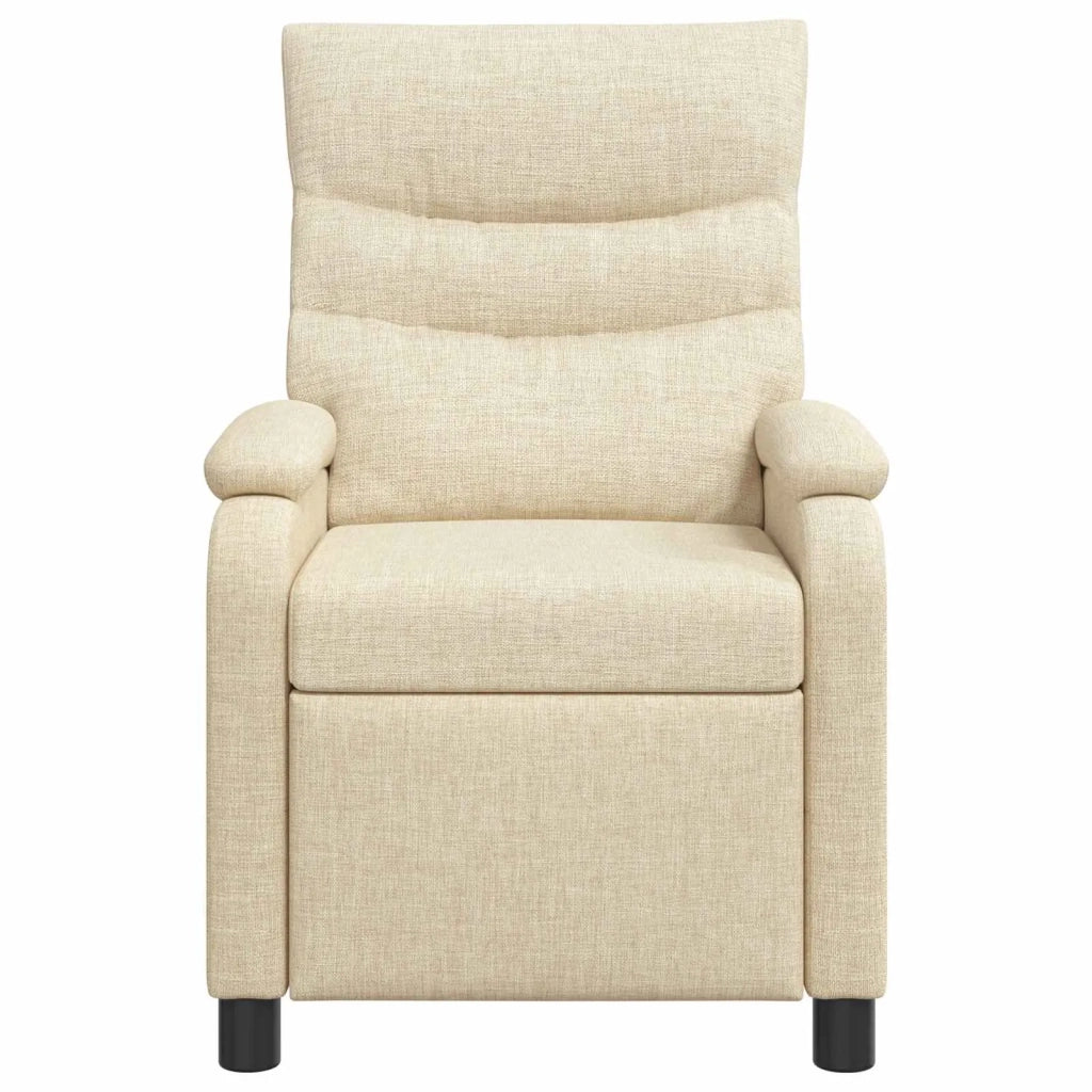Poltrona Massaggiante Crema Tessuto 42034916