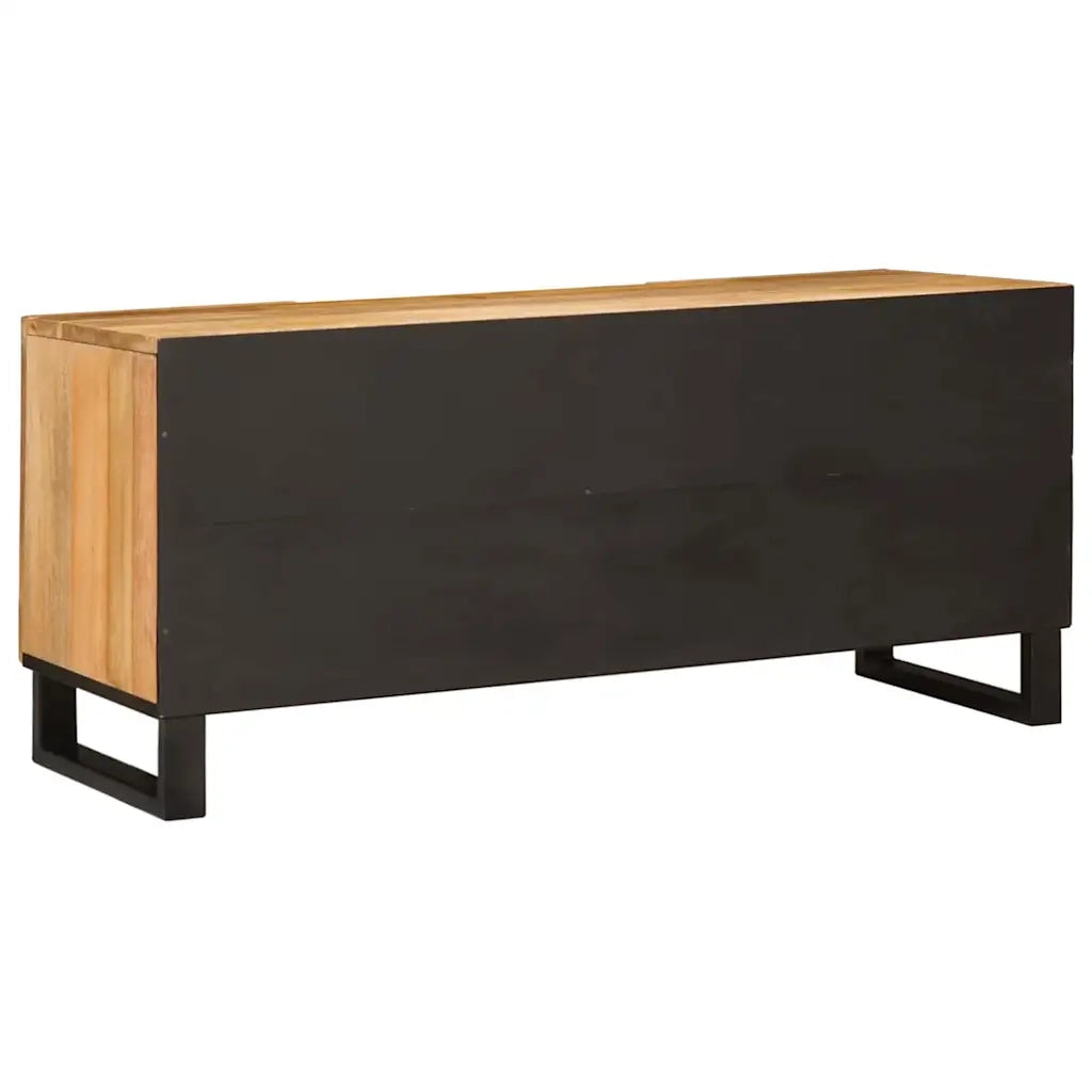 Mobile TV Marrone 105 x 33 x 46 cm Legno di mango massello 4018044