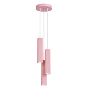 Lampada a sospensione RAYO 3P rosa