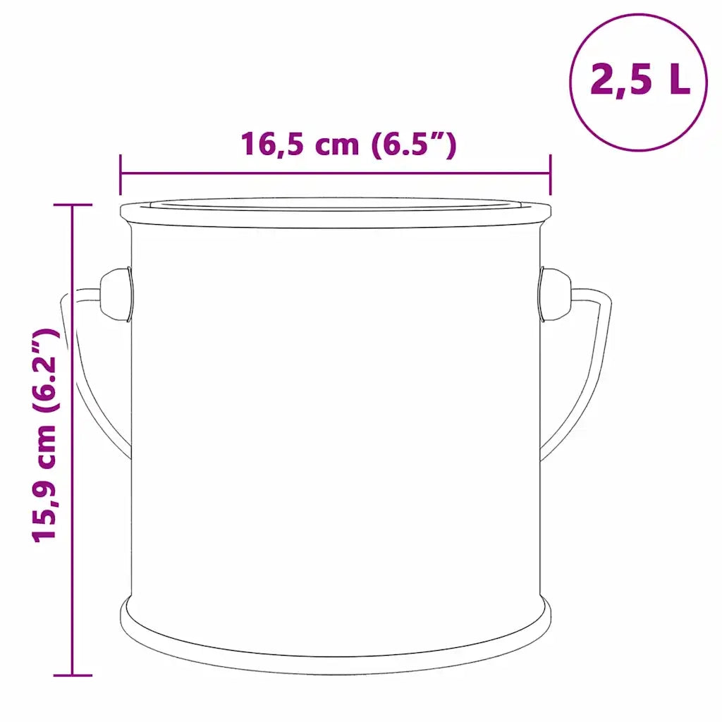 Vernice per legno Grigio 2,5 L Stampa da parete CFW9107614