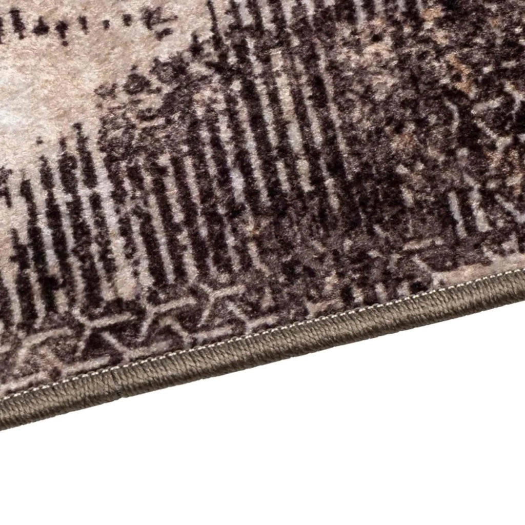 Runner Tappeto MARSA Nero 80 x 450 cm Poliestere e PVC 42023379