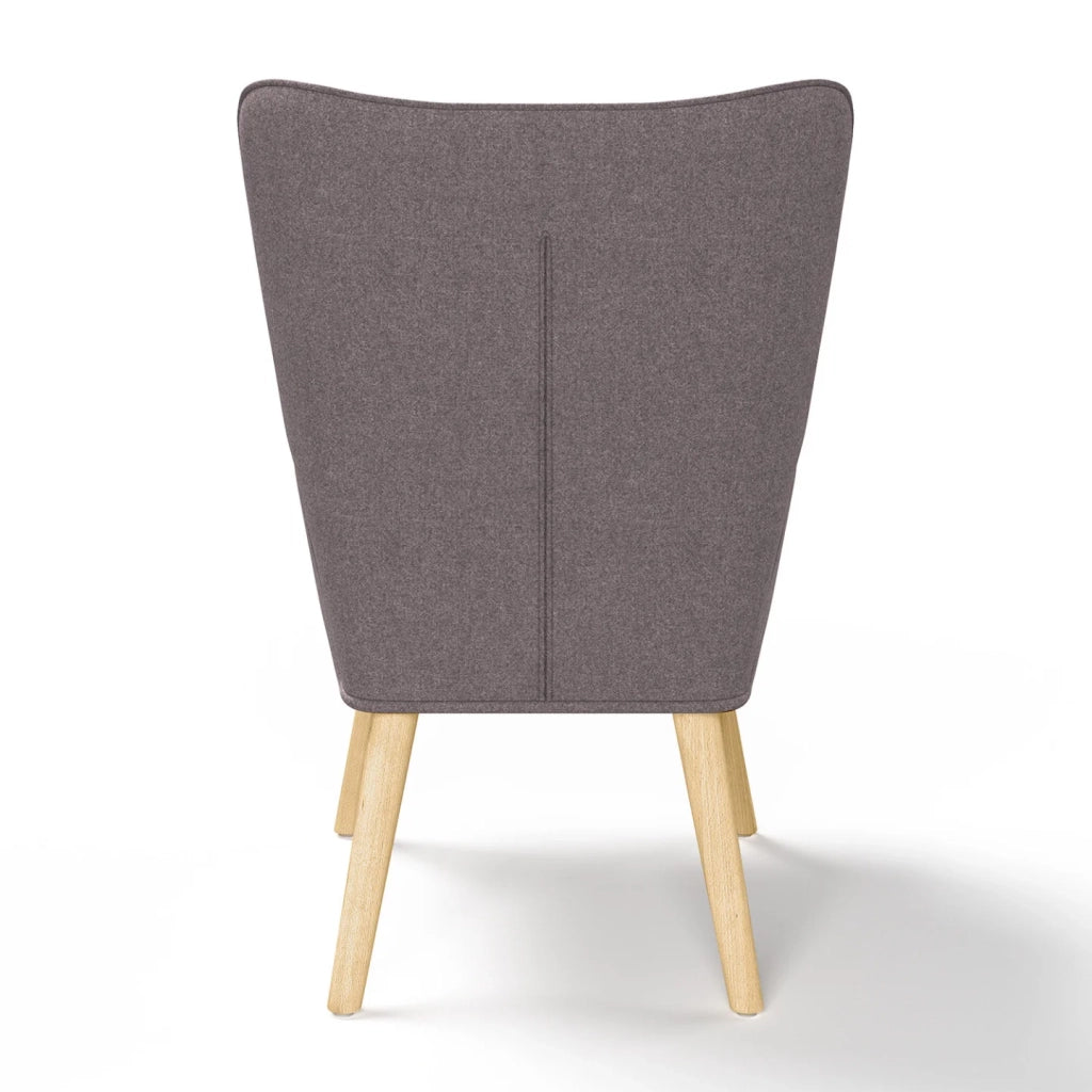 IDMarket - Poltrona scandinava IVAR in tessuto patchwork nero, grigio e bianco