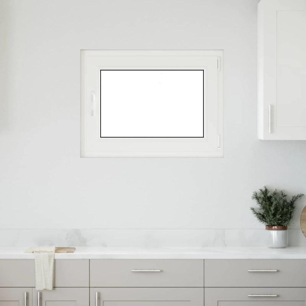 Finestra per Soffitta RISOR Bianco 80 x 50 cm PVC e Vetro 42047196