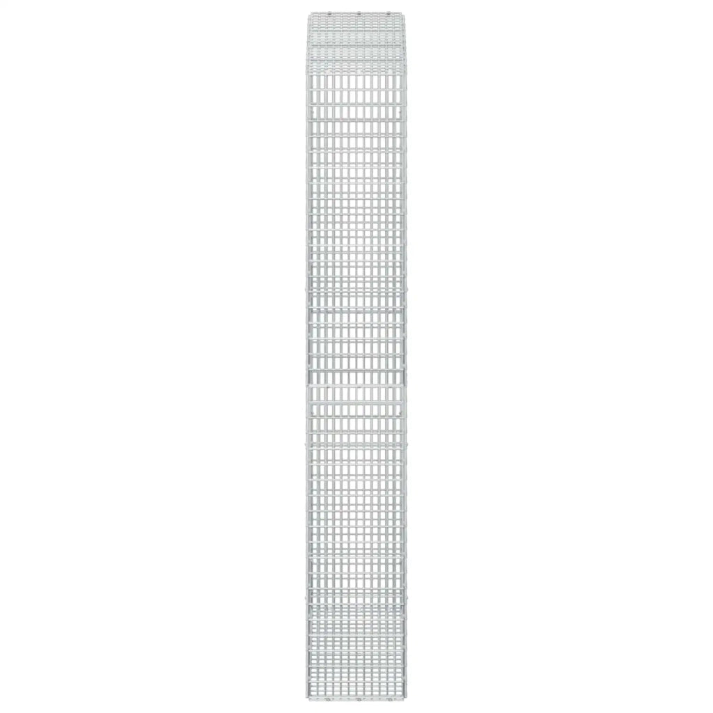 Gabione con Filo da 3,5 mm e Rete da 5x2,5 cm 100x30x200 cm 3461804