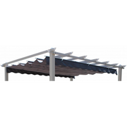 TELO GAZEBO ASTORIA 3 X 4 GRIGIO